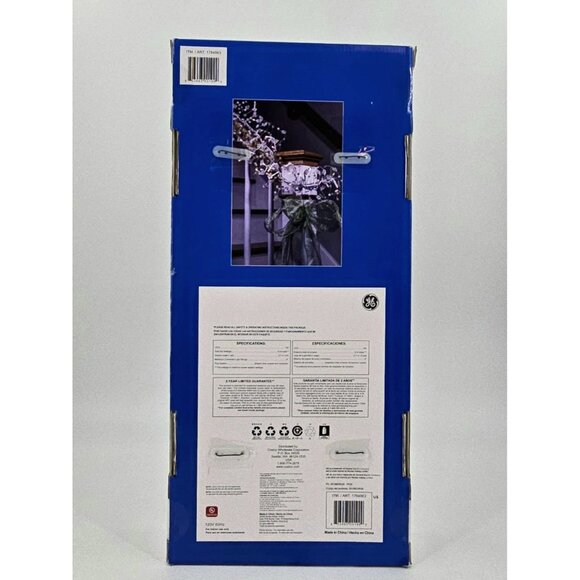 Christmas Lights GE StayBright 100 LED Glitter Gem Garland Warm White Lights New - Picture 8 of 11